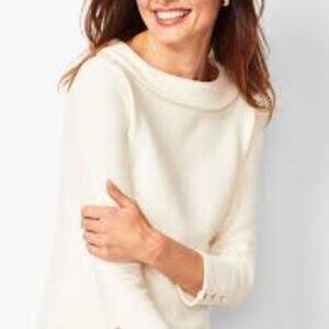 Talbots Portrait Collar Top Size L